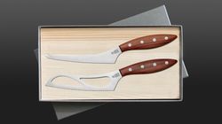 Coltello per formaggio, Käsemesser-Set Fromaĝo