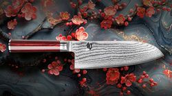 Coltelli, Shun Classic Red Santoku