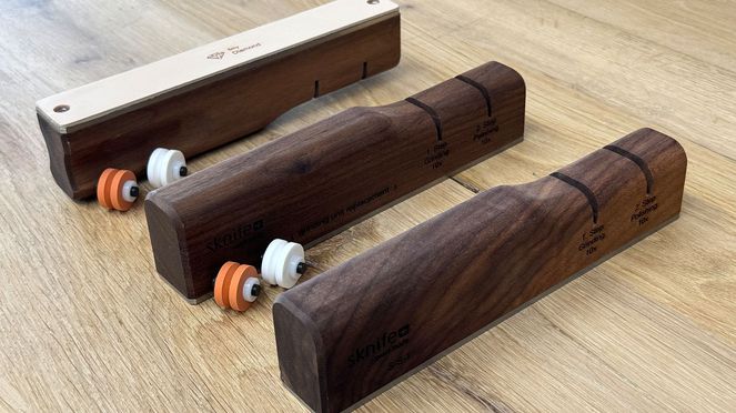 
                    3 Varianten des sknife Schleifgeräts