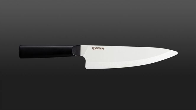 
                    Large chef’s knife Chowa with white high-tech ceramic blade