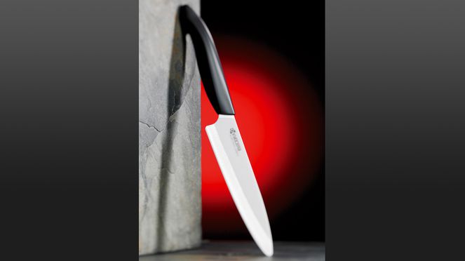 
                    Le couteau universel Kyocera possède un tranchant unique.