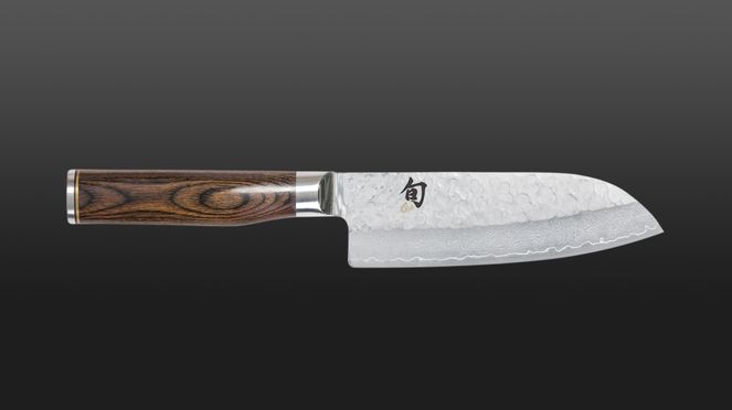 
                    Tim Mälzer Santoku, lama d'acciaio damasco