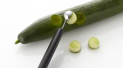 Matière plastique, cuillère à melon 25mm