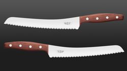 Bread knife, bread knife KB2 plum