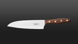 Windmühle kitchen knife walnut wood, K5 chef's knife walnut