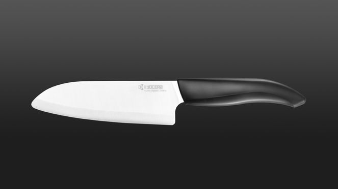 
                    Kyocera Santoku, lama bianca