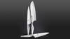 
                    Set of knives Shoso with 3 knives: utility knife, office knife and Santoku