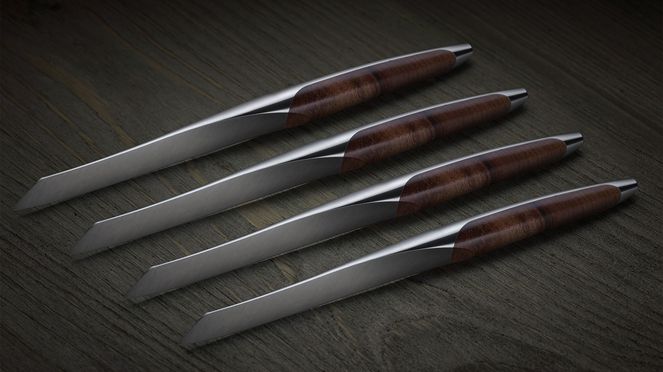 
                    swiss knife steak knife set of 4 design view