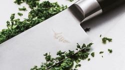Acciaio a 3 strati, Santoku piccolo Michel Bras