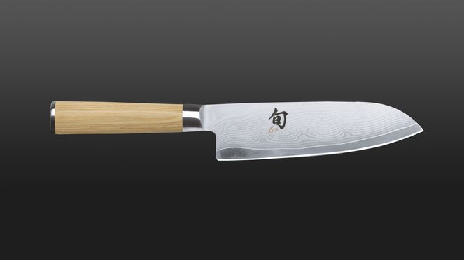 
                    Shun White Santoku from Kai